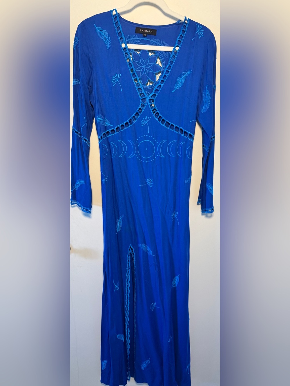 Zaimara Royal Blue Boho Dress